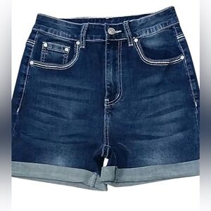 Hydraulic Dark Blue Jean Shorts